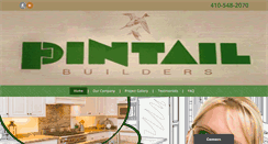 Desktop Screenshot of pintailbuilders.com